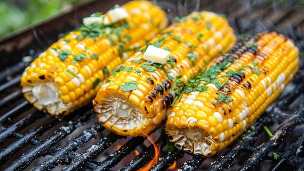 Grilled Sweet Corn BBQ Cookout.