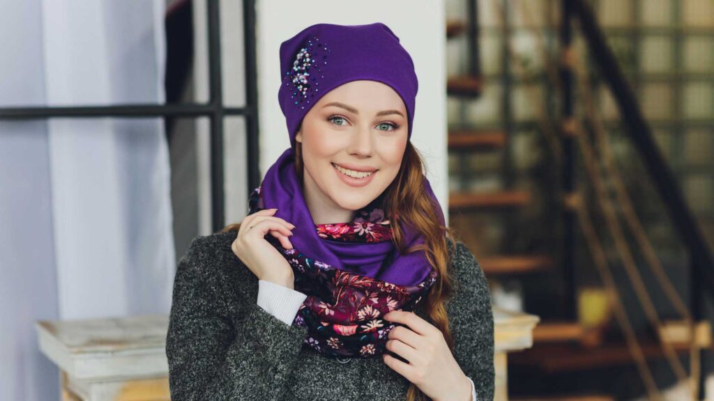 Add scarves to your wardrobe.